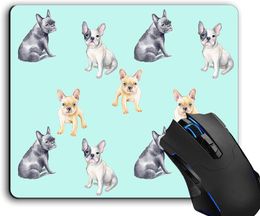 Mouse Pad,French Bulldog Pet Puppy Computer Mouse Pads Desk Accessories Non-Slip Rubber Base,Mousepad for Laptop Mouse