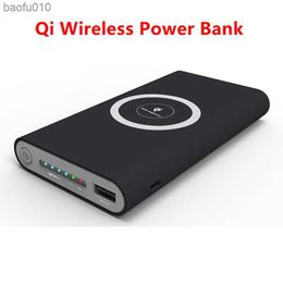 20000mAh Wireless Power Bank Qi Portable Battery Charger For iPhone 12 11 Pro Samsung Xiaomi Power Bank Mobile Phone Powerbank L230712