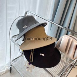 Wide Brim Hats Bucket Hats Womens Summer Sunshade and Sunscreen Designer bucket hat Outdoor Vacation Travel Sports Quick Drying Material Letter Embroidery Wide Bri