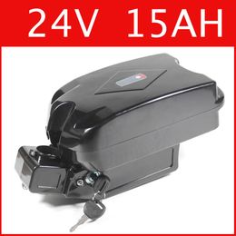 Electric Bicycle 24V 15Ah battery With 29.4v 3a charger 24v 15ah Li-ion battery FOR 350W E-bike