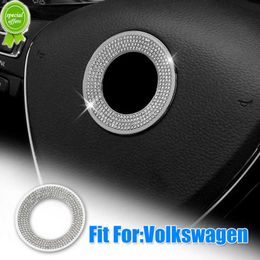 Car Steering Wheel Diamond Sticker Car Interior Steering Wheel Drill Decor Decal Sticker Car Bling Accessories for VW Volkswagen