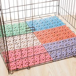 4pcs Dog Pads, Cat Cage Mat Plastic Cage Mat Cushion Pads For Dog Cat