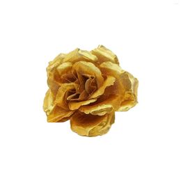 Decorative Flowers 50pc Simulation 8CM Rose Flower Wedding Wall Green Arrangement Headdress Artificial Roses In Bulk With Stems