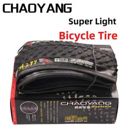 Bike Tyres CHAOYANG Foldable Mountain Bicycle Tyre Super Light XC 299 120TPI Ultralight Black Tyre MTB 26/27.5/29*1.95 Cycling Parts HKD230712