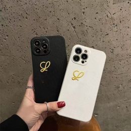 Designer Top Embroidery fashion phone case Glitter Glitter iPhone 14 13 12 Pro 11 14 Soft shell Drop resistant phone case