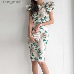 Urban Sexy Dresses Newly arrived fashionable ruffled work clothes High quality women Elegant summer sexy office ladies Slim Pencil skirt Z230712