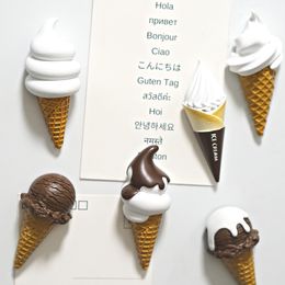 Fridge Magnets Ice Cream Magnet Simulation Dessert Refrigerator Magnetic Decoration Stickers Home and Kitchen Creative Gift 230711