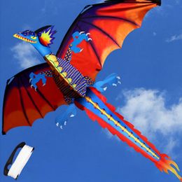 カイトアクセサリー子供凧 3D Dragon100M テール付き単線アウトドアスポーツ楽しいおもちゃ家族親子インタラクションレインボー凧 230712