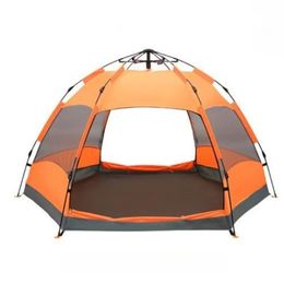 Cheap fully automatic folding Multiple people beach simple quick open camping outdoor tent,outdoor camping family party hiking fishing tourist tent house