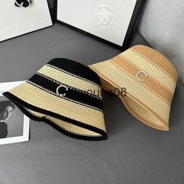 Wide Brim Hats Bucket Hats Straw Hat Bucket Hats Women Men Hats Caps Desinger Hat Luxury Cap Wide Brim Sun Hats With Diamonds 2 Colours x0712