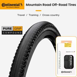 Bike Tyres Continental MTB Tyre 29 27.5 Terra Hardpack ShieldWall Anti Puncture Foldable Tyre Mountain Bicycle E-Bikes Tubeless Gravel Tyre HKD230712