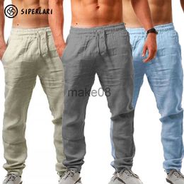 Men's Pants Men's Cotton Linen Casual Pants Male Shorts Pants Breathable Trousers Fitness Streetwear for Men Clothing Jogging Autumn Summer J230712