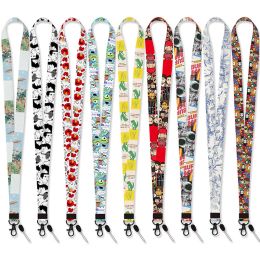 Keychains Kawaii South Park Cartoon Animation Mobile Phone Rope Id Card Lanyard Tag Lanyard Hanging Neck Key Chain Camera Sports Lanyard