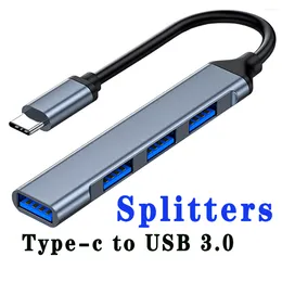 Expansion Dock Type-c To Usb Splitter Set 3.0 Extender One-to-four Flash Drive Laptop