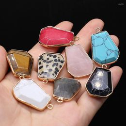 Pendant Necklaces Natural Stone Quartzs Pendants Irregular White Turquoises Labradorite For Jewelry Making Diy Women Necklace Earring Party