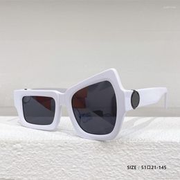 Sunglasses Irregular Square Fashion Men's Brand Designer Unisex Women's Pography Model Glasses