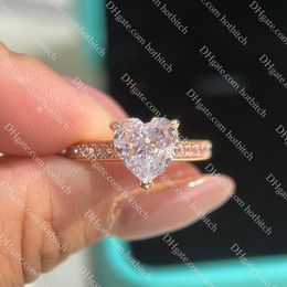 Love Ring Designer Diamond Ring Luxury Exquisite Wedding Ring For Women Luxury Sterling Silver Jewellery No Fade Christmas Gift With Box