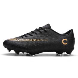 Safety Shoes Men's Low Top Football Boots Lightweight FGTF Soccer Kids AntiSlip Outdoor Training Cleats Large Size 48 49 230711