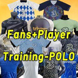 PULISIC Chel sea 23 24 soccer jerseys JOAO FELIX STERLING KOULIBALY CUCURELLA HAVERTZ ZIYECH football shirt 2023 2024 MOUNT KANTE fans player version training POLO