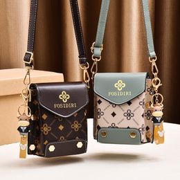 Waist Bags Fashion Women Pattern Shoulder Bag Hardware Chain Strap Colour Block Messenger Handbag Composite Crossbody 230711