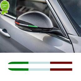 2pcs Car Rear View Mirror Strips Stickers Auto Motorcycle Racing Truck Mirror Decor Decals Stickers Strips Universal Accessories