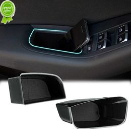 Car Door Handle Armrest Storage Box Tray Holder Car Armrest Organiser Box Storage Case Decor Accessories for Audi Q5 2009-2016