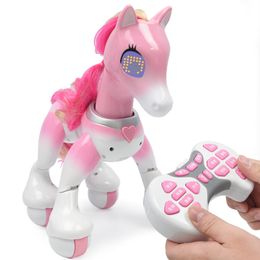 ElectricRC Animals Electric smart remote control magic unicorn horse children's robot touch sensor induction electronic pet puzzle children's toy 230712