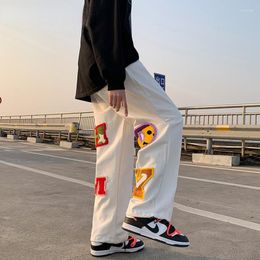 Men's Pants 2023 Vintage Clothes Men Clothing Chinese Size 3XL White Fashion Spring Arrivals