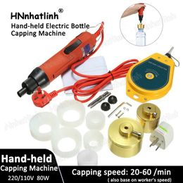 SG-1550 Hand-held Electric Bottle Capping Machine Automatic With Security Ring Plastic Bottle Capper Capping Tool (10-50MM)