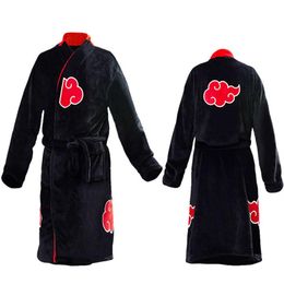 Hapyto Uzumaki Hapyto Uchiha Itachi Robe Adult Men Bathrobe Pajamas Cosplay Costumes Cloak291r