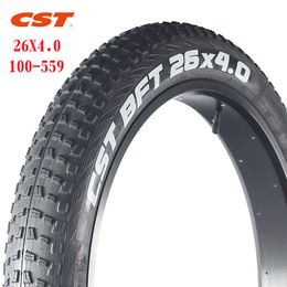 Bike Tires CST 26X4.0 ATV tyre Beach Bicycle Snowmobile Tire Fat tires 26inch MTB Anti-Slip Electric Bike Tire with Tube 100-559 HKD230712