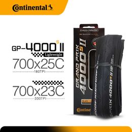 Bike Tyres Continental Grand Prix Lightweight Co-branded 4000 S II Folding Tyre 700*25C/23C Road Bicycle Clincher Foldable Gravel Tyre HKD230712