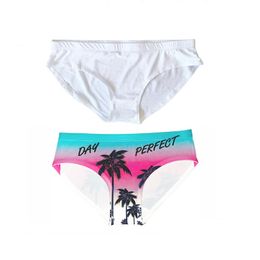 Sublimation Blank Polyester Bikini Panties blanks Double sided printing Personalised Women Underwear