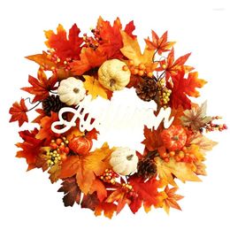 Party Decoration Autumn Sign Seasonal Door Wreath Farmhouse Living Room Housewarming Gifts For Decorative Accessories G99A