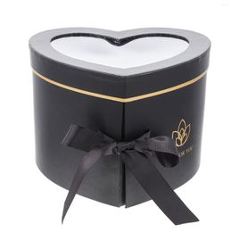 Decorative Flowers Tin Box Memorial Gift Party Favor Container Flower Holder Storage Arranging Valentine's Day Paper Women's Fresh Case