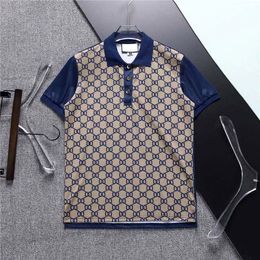 Designer Mens T-shirts Men polo shirt Letter patchwork Luxury Female graphic Tops Tees Polo-shirt Polo Shirts Work Golf Casual Polo T Shirts Size oversize M-3XL