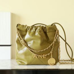 Женская мини-сумочка из натуральной кожи, сумка-хобо с золотыми монетами, модная сумка-цепочка, нежная подделка Super_bagss с коробкой YC015-5
