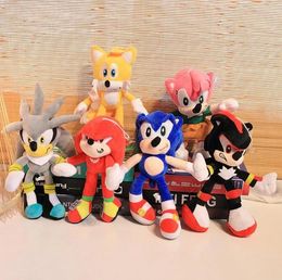 New 40cm cute hedgehog sonic plush toy animation film and television game surrounding doll cartoon plush animal toys children's Christmas gift