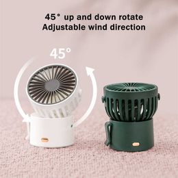 Electric Fans Cameras Creative Portable Hanging Neck Mini Fan USB Rechagreable Silent Travel Handheld Air Cooling Fan For Office Home Room Table Fans