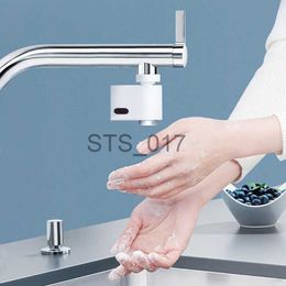 Kitchen Faucets Automatic Faucet Motion Sensor Adapter Tap Autowater For Kitchen Bathroom Sink Hand Free Aerator Smart Faucet Sensor x0712