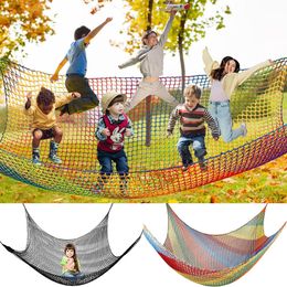 Inflatable Bouncers Playhouse Swings 1m 3 m Kids Playground Play Safety Net Outdoor Climbing Cargo Childrens Obstacle Course Double Layers Backyard Saftey 230711