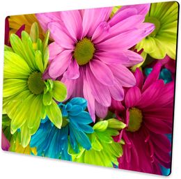 Watercolour Flower Mousepad Computer Mouse pad with Design Personalised Mouse pad for Laptop Computer Office Decoration