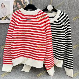 Tasarımcı Kadın Tees Sweater Stripe En İyi Tasarımcı Giysileri Kadın