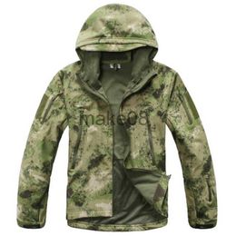 Men's Jackets Tactical Jacket Men Outdoor Military Camouflage Waterproof Soft Shell Jackets Mens Winter Warm Fleece Flight Coats Hunt Clothes J230713