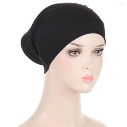 Scarves 28 Designs Ribbed Hijab Soft Modal Muslim Turban Hat Inner Caps Islamic Underscarf Bonnet Female Headwrap Turbante Mujer