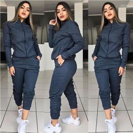 Women's Two Piece Pants Joggers Women Set Fashion Tracksuit 2 Sweat Suit For Sportwear Sport Gym Winter Matching 2023