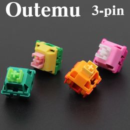 Keyboards Outemu Switch Mechanical Keyboard 3Pin Season Linear Tactile Lube RGB Gaming Switches 230712