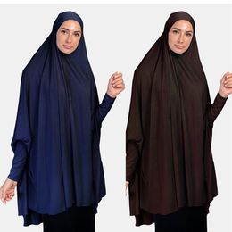 Eid Women Muslim Long Khimar Abaya Hijab Jilbab Burqa Islamic Prayer Garment Overhead Turban Hijab Shawls Burka Ramadan Hijabs238i