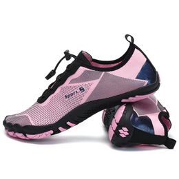 Water Shoes Summer Water Shoes Women's Aqua Upstream Shoes Outdoor Beach Shoes Breathable Mesh Barefoot Unisex Gym Sports Shoes Five Finger Shoes 230713