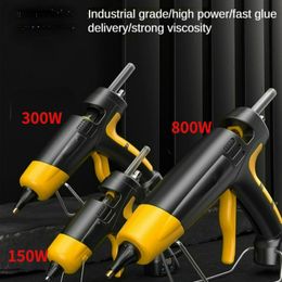 Caulking Gun 150w300w800w Professional Melt Glue Gun With Copper Nozzle Use 7mm11mm Glue Sticks Plastic Repair Tools 230712